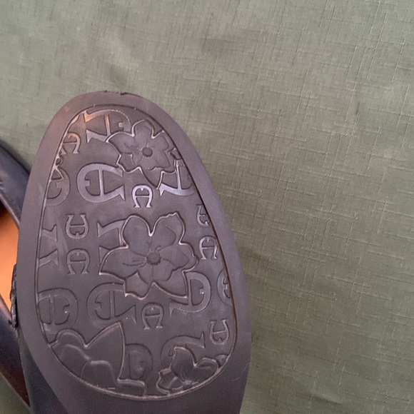 Etienne Aigner Elsie Sz 7 Navy Dark Blue Snaffle Bit Loafer Flat Slip On - Picture 7 of 12